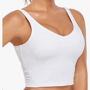 Lululemon Align Dupe - Oalka White Sports Bra Tank XS